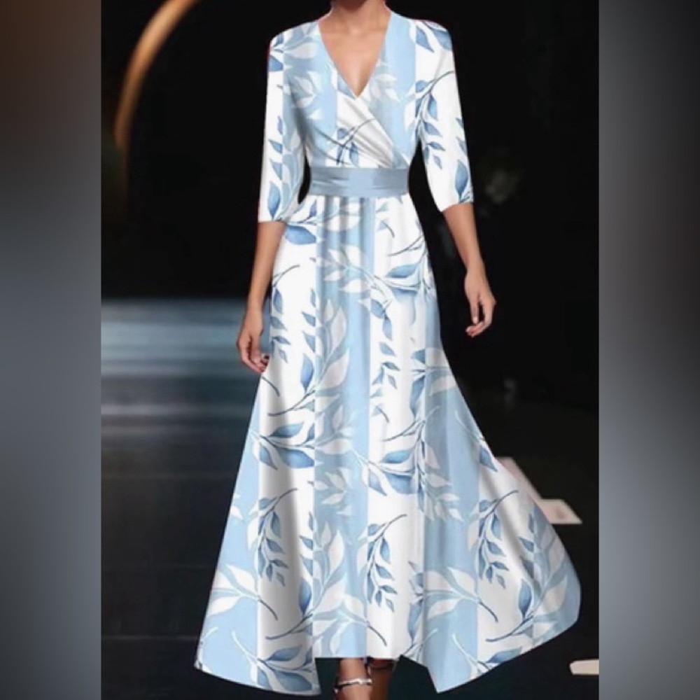 3/4 Sleeve Maxi Dress - Size XXL - New With Original Packaging